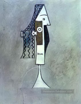Jacqueline Rocque 1957 cubisme Pablo Picasso Peinture à l'huile